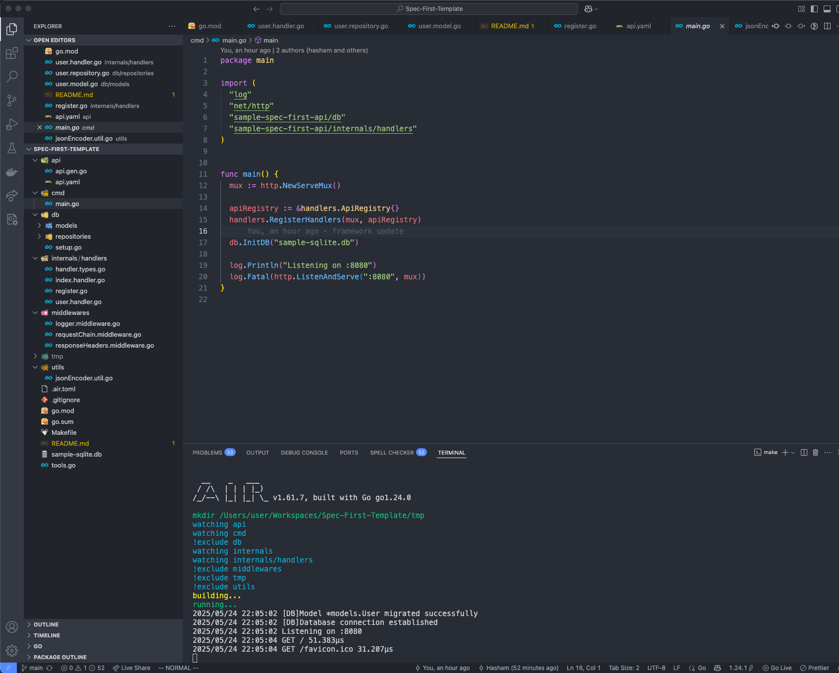 GoSpec Framework